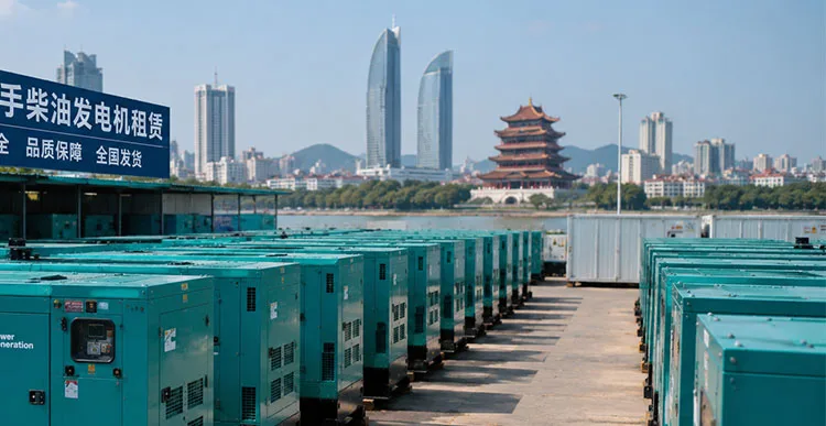 福建发电机租赁供应商